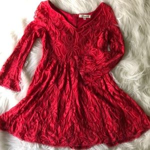 Red Lace Dress